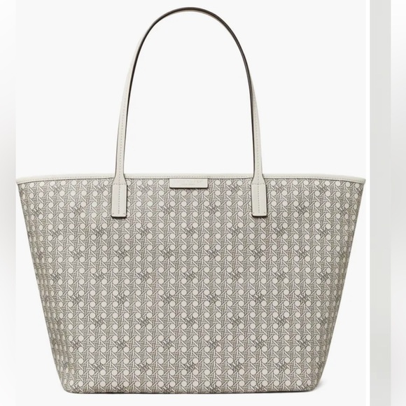 Tory Burch Small Ever-Ready Zip Tote - New Ivory color - Picture 2 of 6